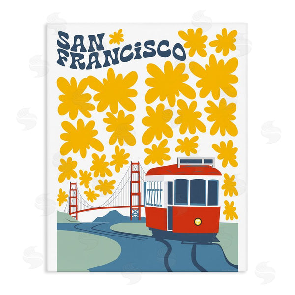 Stupell Industries Omar Escalante | San Francisco Trolley Wall Art
