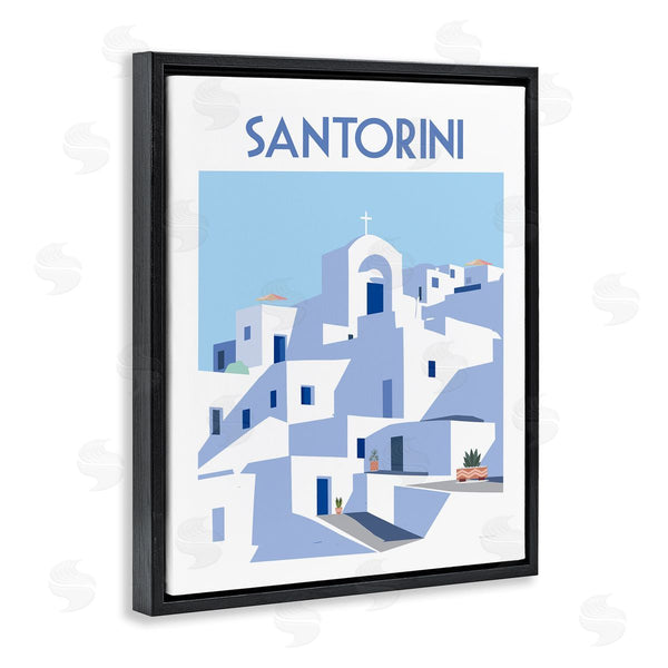 Stupell Industries Omar Escalante | Santorini City Architecture Wall Art