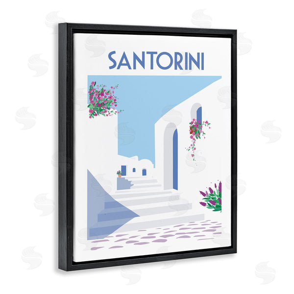 Stupell Industries Omar Escalante | Santorini White Architecture Wall Art