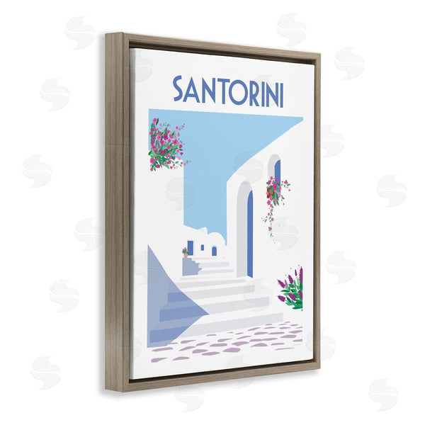 Stupell Industries Omar Escalante | Santorini White Architecture Wall Art