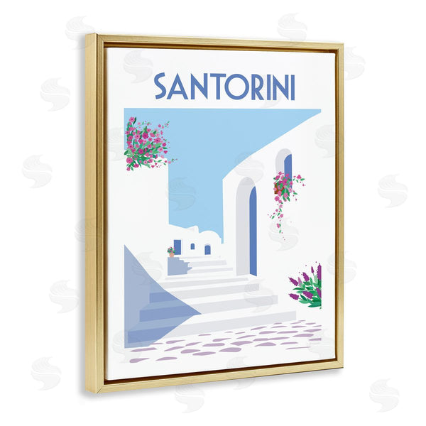 Stupell Industries Omar Escalante | Santorini White Architecture Wall Art