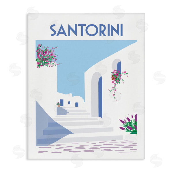 stupell industries Omar Escalante | Santorini White Architecture Wall Art