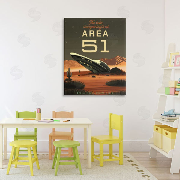 Stupell Industries Omar Escalante | Stargazing Area 51 Wall Art