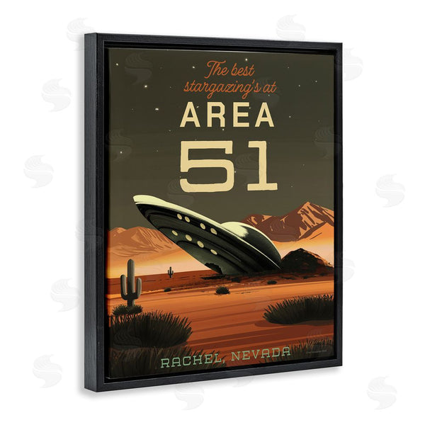 Stupell Industries Omar Escalante | Stargazing Area 51 Wall Art