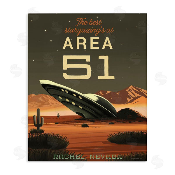stupell industries Omar Escalante | Stargazing Area 51 Wall Art