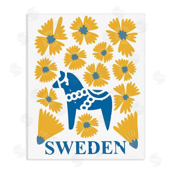 stupell industries Omar Escalante | Swedish Folk Flowers Wall Art