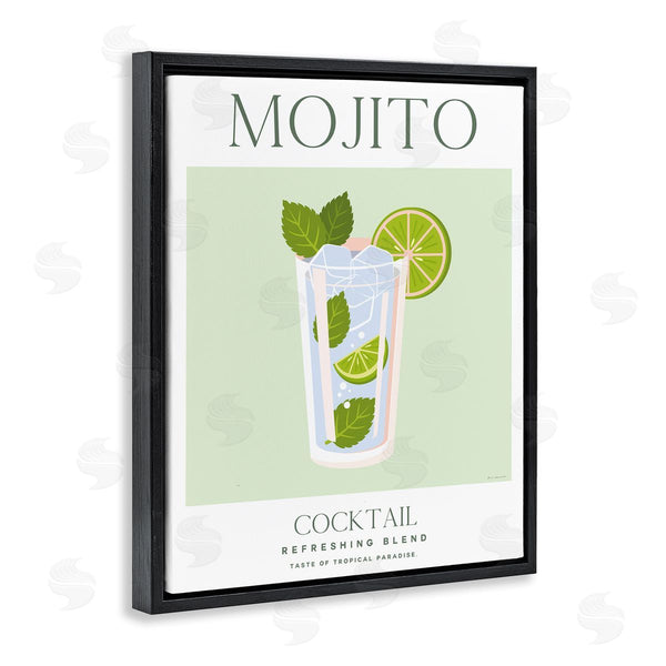 Stupell Industries Omar Escalante | Tropical Paradise Mojito Cocktail