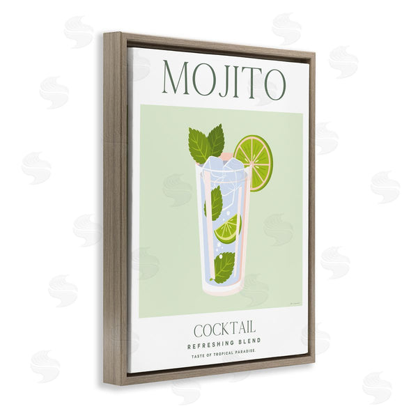 Stupell Industries Omar Escalante | Tropical Paradise Mojito Cocktail