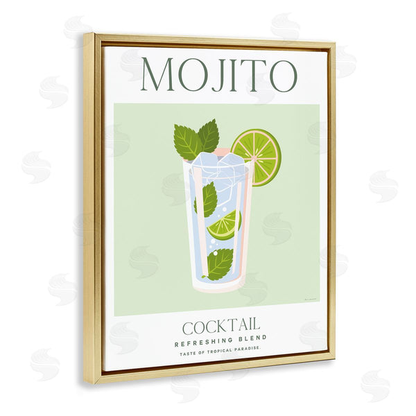 Stupell Industries Omar Escalante | Tropical Paradise Mojito Cocktail