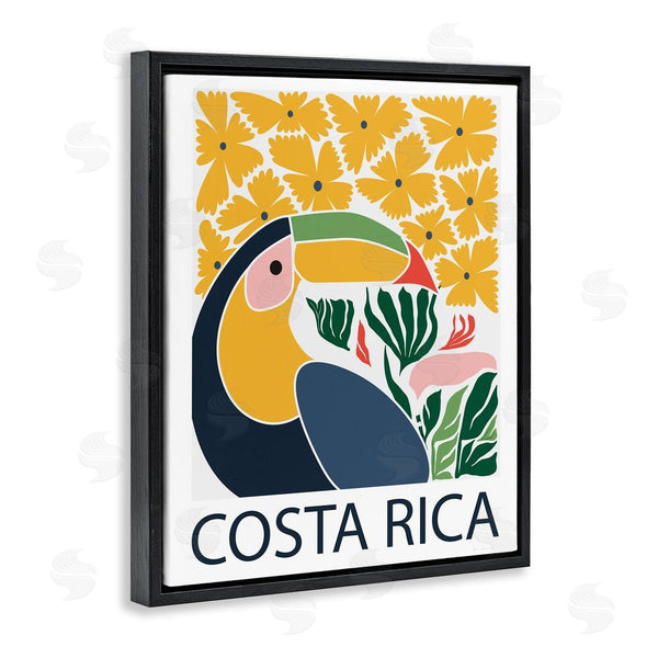 Stupell Industries Omar Escalante | Tropical Toucan & Flowers Wall Art