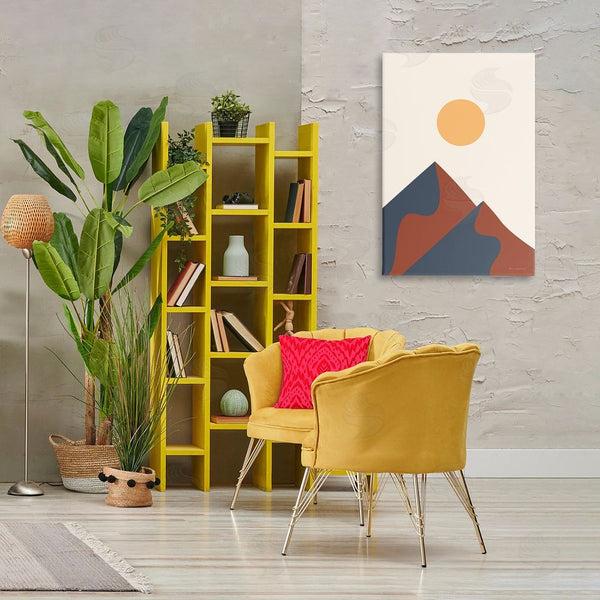 Stupell Industries Omar Escalante | Twin Mountain Peaks Wall Art