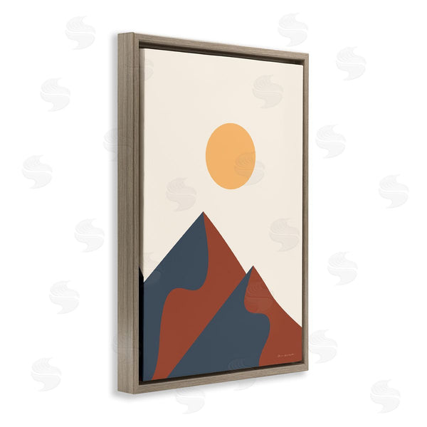 Stupell Industries Omar Escalante | Twin Mountain Peaks Wall Art