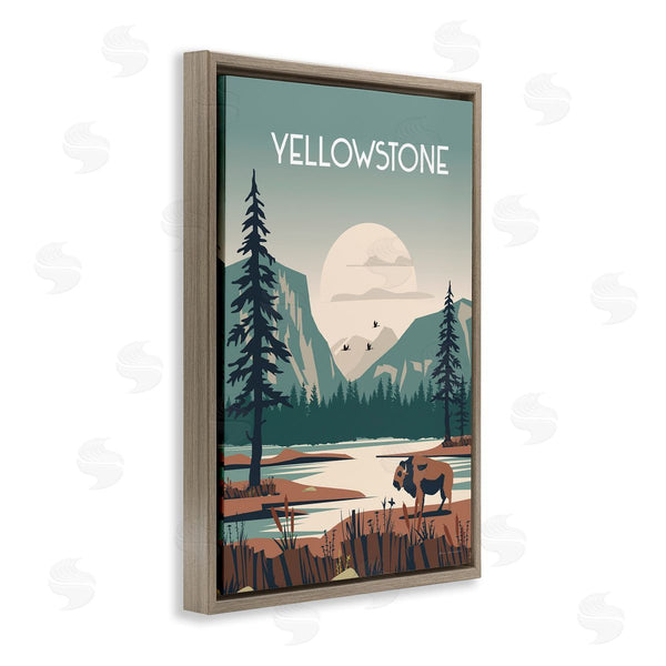 Stupell Industries Omar Escalante | Yellowstone Landmark View Wall Art