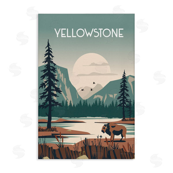stupell industries Omar Escalante | Yellowstone Landmark View Wall Art