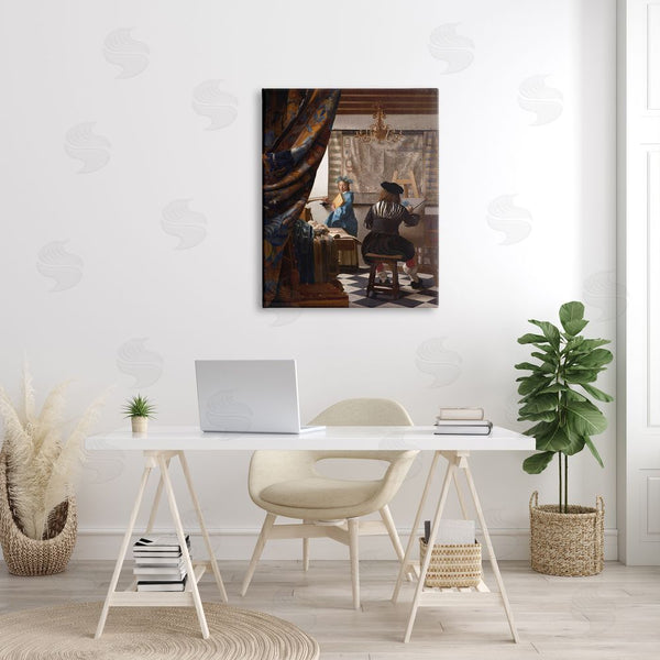 Stupell Industries One1000paintings | Allegory Of Painting Johannes Vermeer Classical Portrait Wall Art