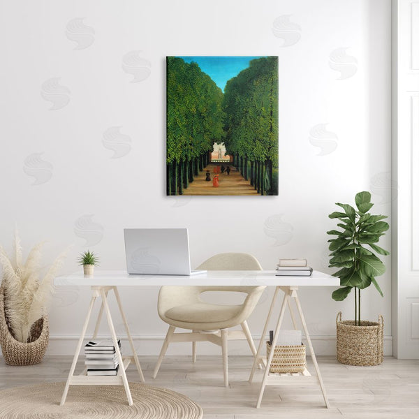 Stupell Industries One1000paintings | Avenue In Park At Saint Cloud Henri Rousseau Classical Painting Wall Art