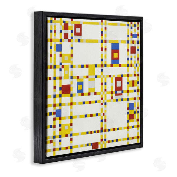 Stupell Industries One1000paintings | Broadway Boogie Woogie Piet Mondrian Classic Abstract Painting Wall Art