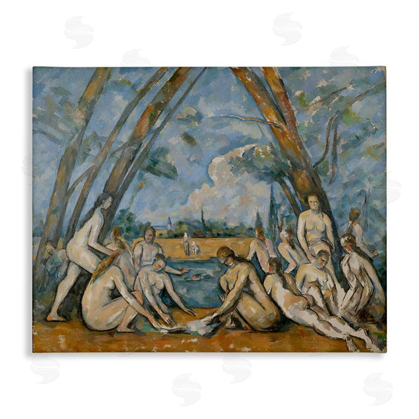 stupell industries one1000paintings | Classic Cezanne Large Bathers Wall Art