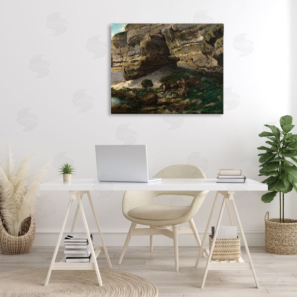 Stupell Industries One1000paintings | Classic Courbet Cliff Landscape Wall Art