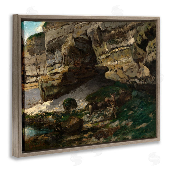 Stupell Industries One1000paintings | Classic Courbet Cliff Landscape Wall Art