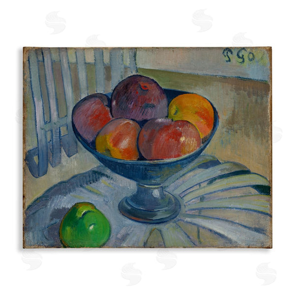 stupell industries one1000paintings | Classic Fruit Dish on Garden Chair Wall Art