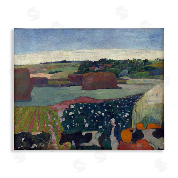 stupell industries one1000paintings | Classic Haystacks in Brittany Wall Art