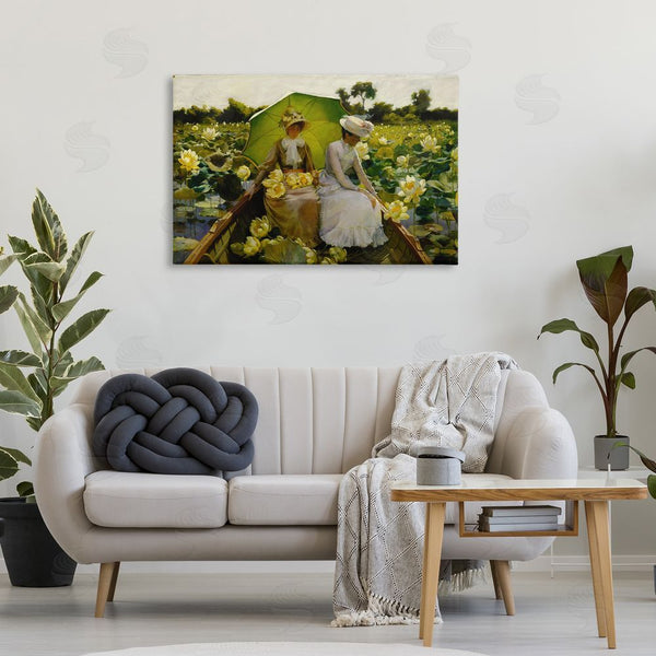 Stupell Industries One1000paintings | Classic Lotus Lilies Portrait Wall Art