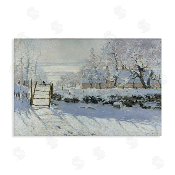 stupell industries one1000paintings | Classic Monet The Magpie Wall Art