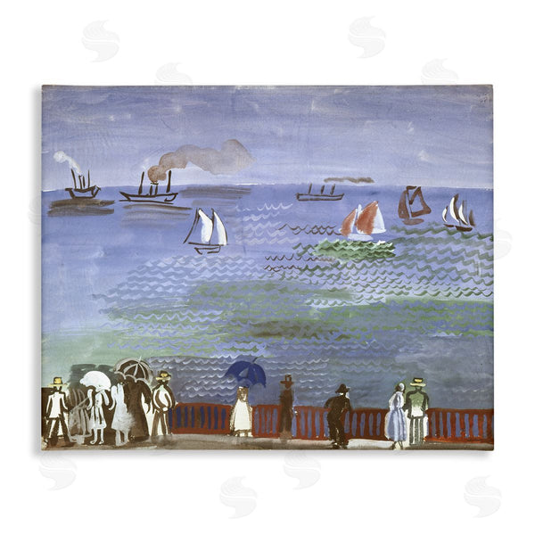 stupell industries one1000paintings | Classic Raoul Dufy Nautical Scene Wall Art