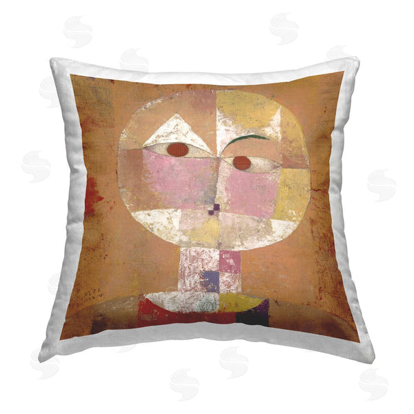 stupell industries one1000paintings | Classic Senecio Paul Klee Printed Throw Pillow