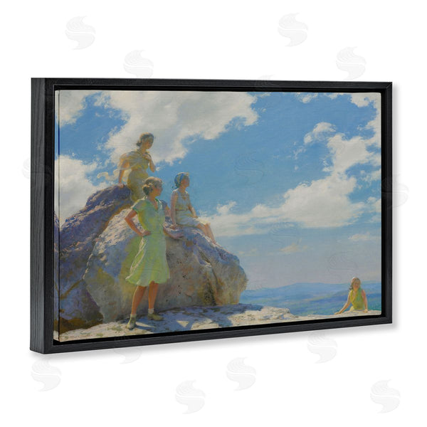 Stupell Industries One1000paintings | Classical Family By Rocks Wall Art