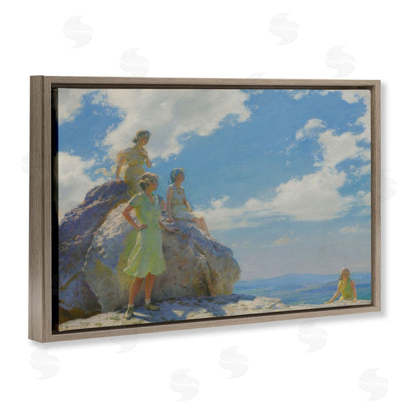 Stupell Industries One1000paintings | Classical Family By Rocks Wall Art