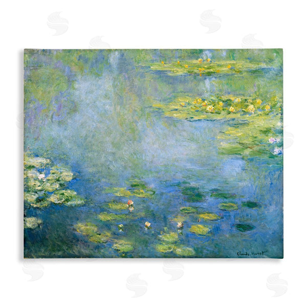 stupell industries one1000paintings | Classical Monet Green Water Lilies Wall Art