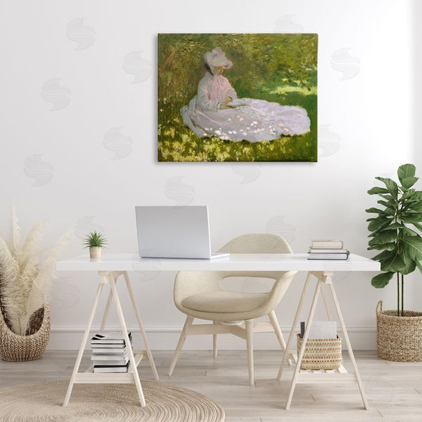 Stupell Industries One1000paintings | Classical Monet Springtime Portrait Wall Art