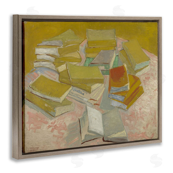 Stupell Industries One1000paintings | Classical Piles Of French Novels Wall Art