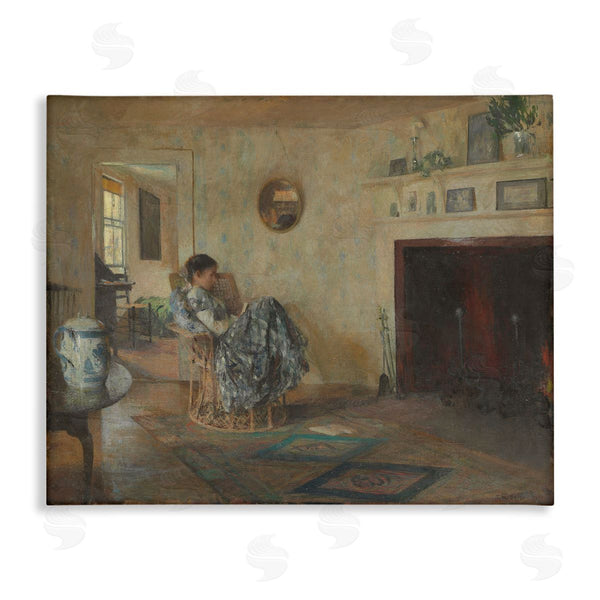 stupell industries one1000paintings | Classical Rainy Day Girl Wall Art