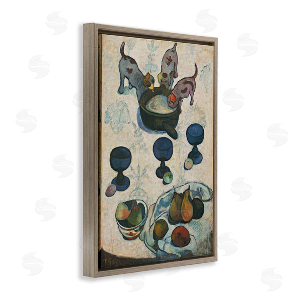 Stupell Industries One1000paintings | Classical Still Life Three Puppies Wall Art