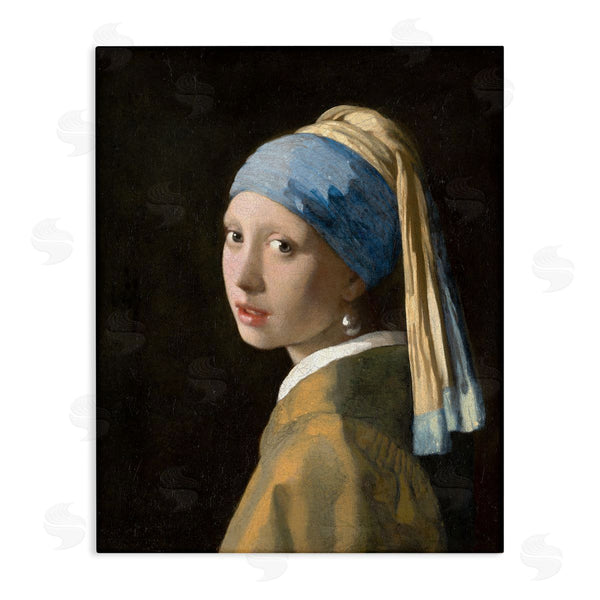 stupell industries one1000paintings | Classical Vermeer Pearl Earring Wall Art