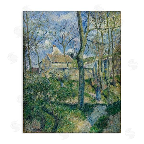 stupell industries one1000paintings | Classical Village Cezanne Painting Wall Art