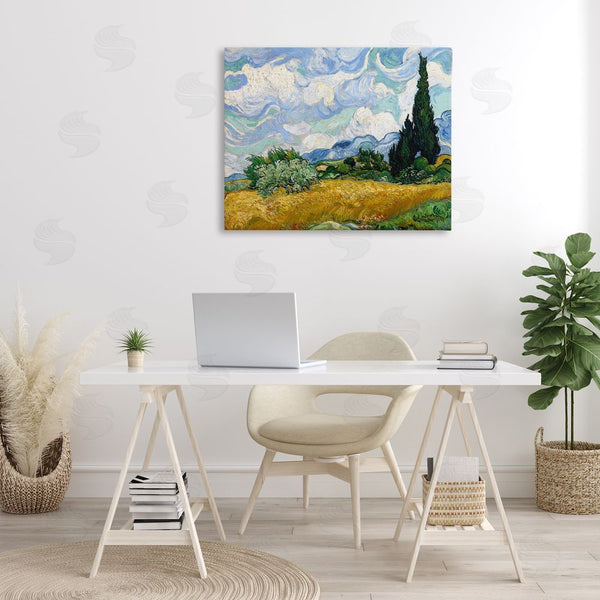 Stupell Industries One1000paintings | Classical Wheat Field With Cypresses Wall Art