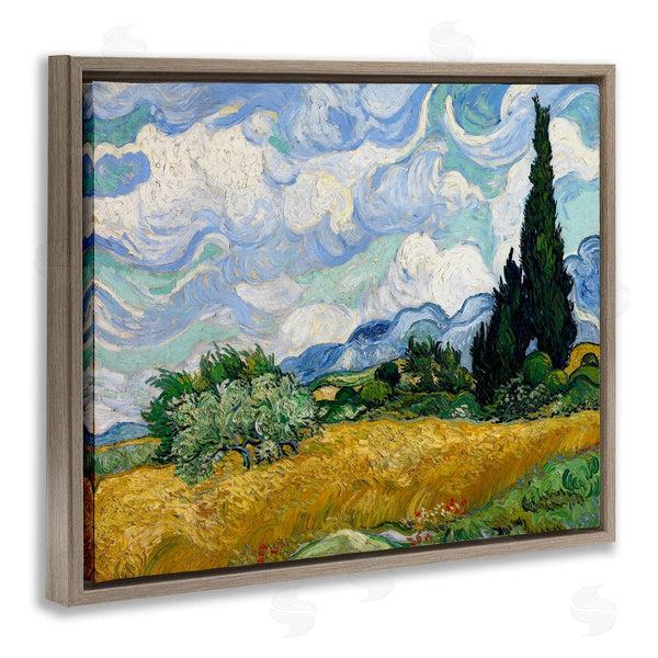 Stupell Industries One1000paintings | Classical Wheat Field With Cypresses Wall Art