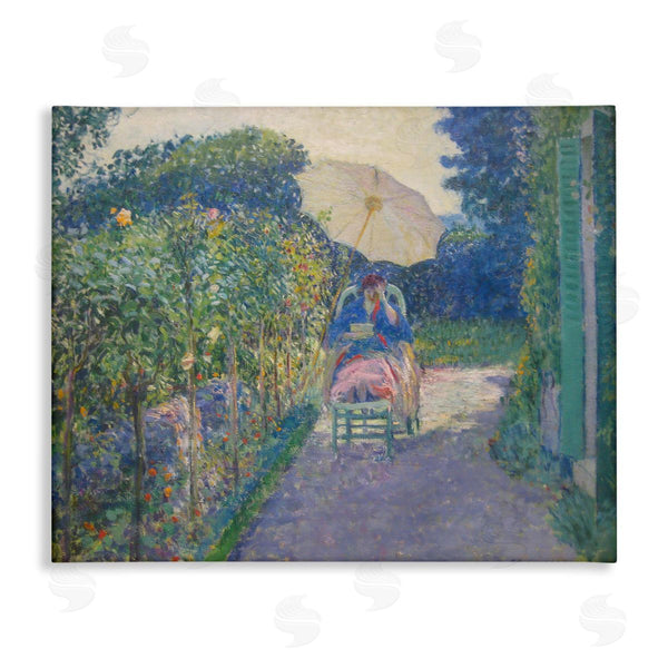 stupell industries one1000paintings | Classical Woman in Garden Wall Art