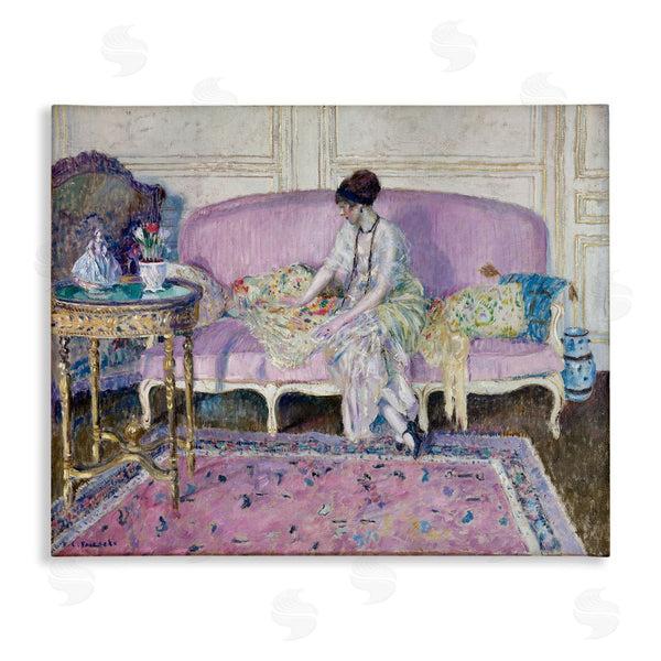 stupell industries one1000paintings | Classical Woman on Sofa Wall Art