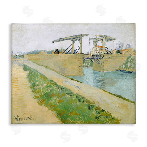 stupell industries one1000paintings | De Brug Van Langlois Vincent van Gogh Bridge Painting Wall Art
