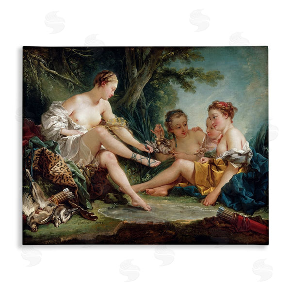 stupell industries one1000paintings | Diana After the Hunt Francois Boucher Classic Painting Wall Art