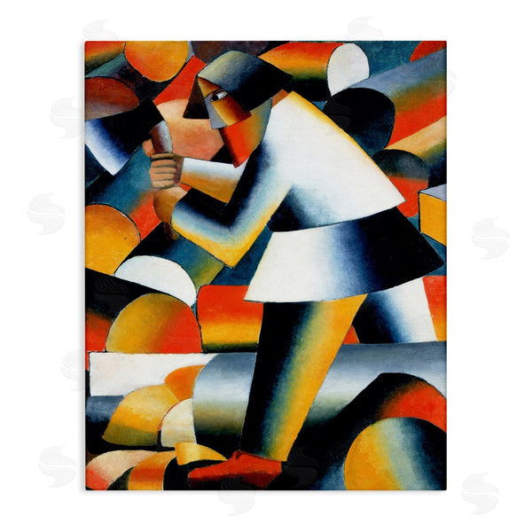 stupell industries one1000paintings | Farmer Kazimir Melevih Classic Abstract Painting Wall Art