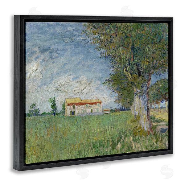 Stupell Industries One1000paintings | Farmhouse In The Corn Van Gogh Landscape Wall Art