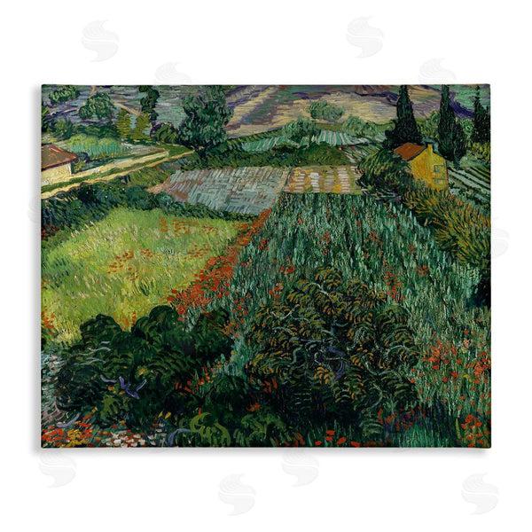 stupell industries one1000paintings | Field With Poppies Van Gogh Rural Scenery Wall Art