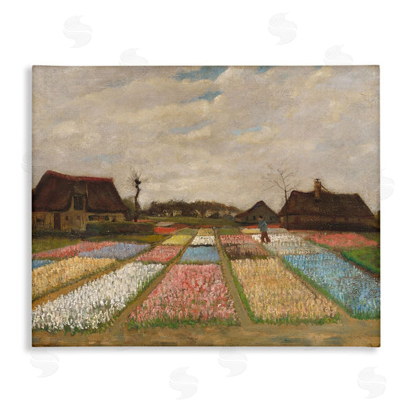 stupell industries one1000paintings | Flower Beds In Holland Van Gogh Landscape Wall Art