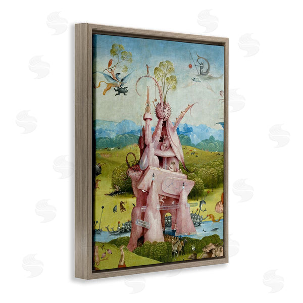 Stupell Industries One1000paintings | Garden Of Earthly Delights Left Panel Detail Hieronymus Bosch Painting Wall Art